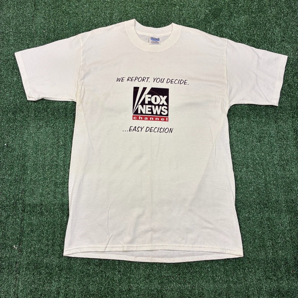 Y2K 2000's Fox News Promo T-shirt‎